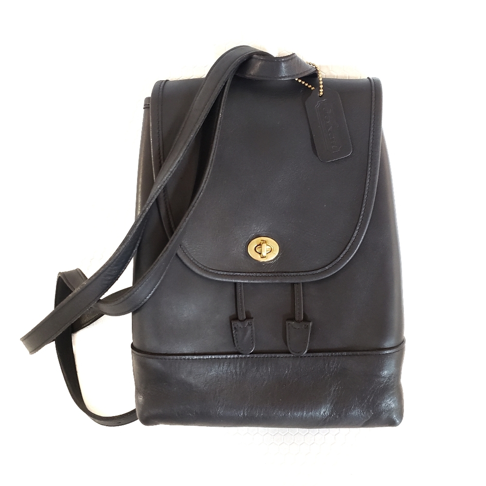 π΄ SOLD π΄ Coach Backpack 9797 Sling Bag Leather - Picture 1 of 8